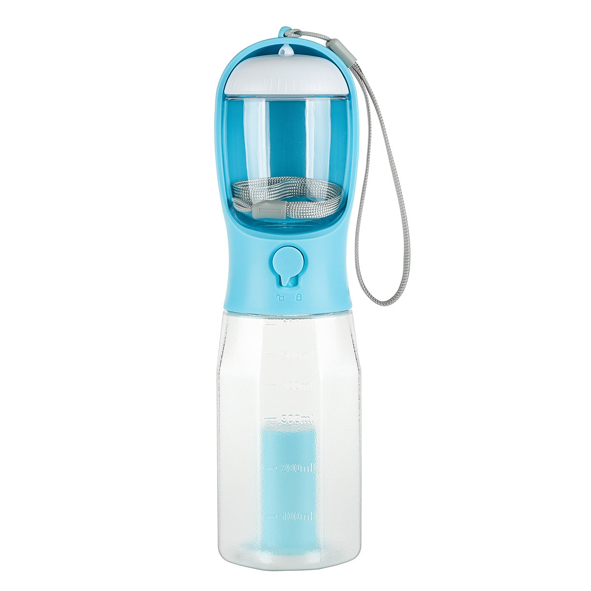 Ultimate 3-in-1 Portable Cat & Dog Water Bottle with Food Feeder and Poop Dispenser - Leak-Proof and Multifunctional Pet Travel Essential